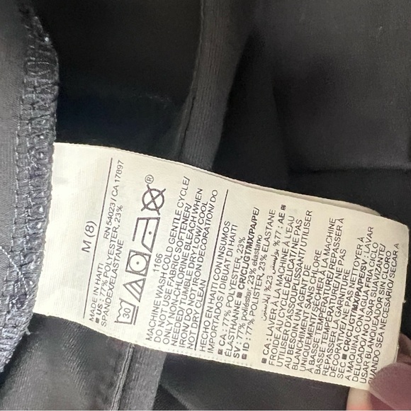 OLD NAVY High-Waisted PowerSoft Flared Split-Hem Performance Leggings Girls 8/M - Picture 6 of 10